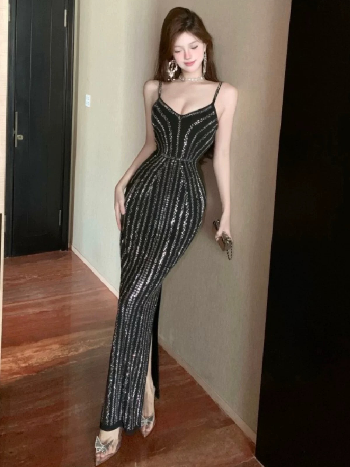 Mariel embellished dress FBC439 images